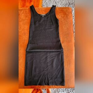 Forever 21 Black Midi Bodycon Dress